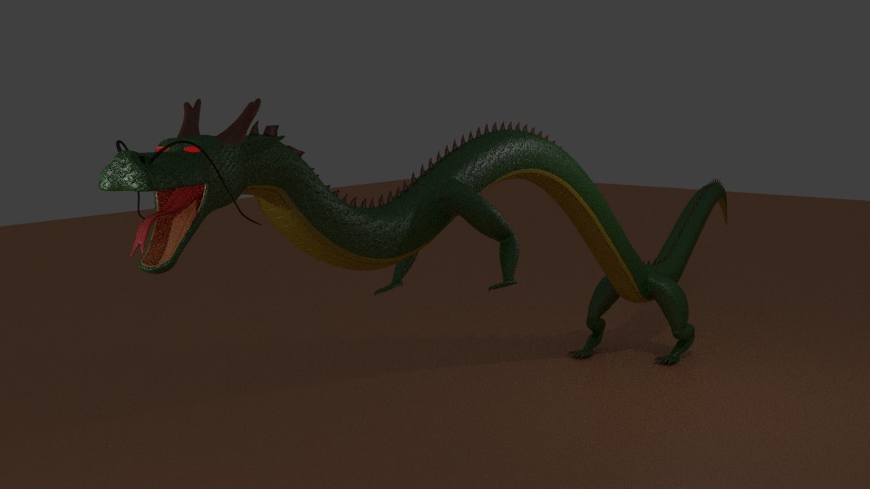 Rigged Eastern Dragon preview image 1